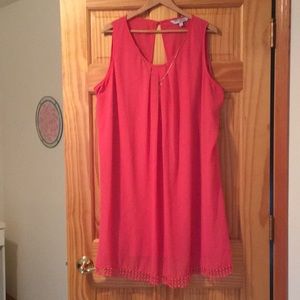 Peach - Pink Flow Dress - Size 3X